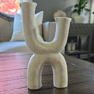 Modern Cream Candle Holder